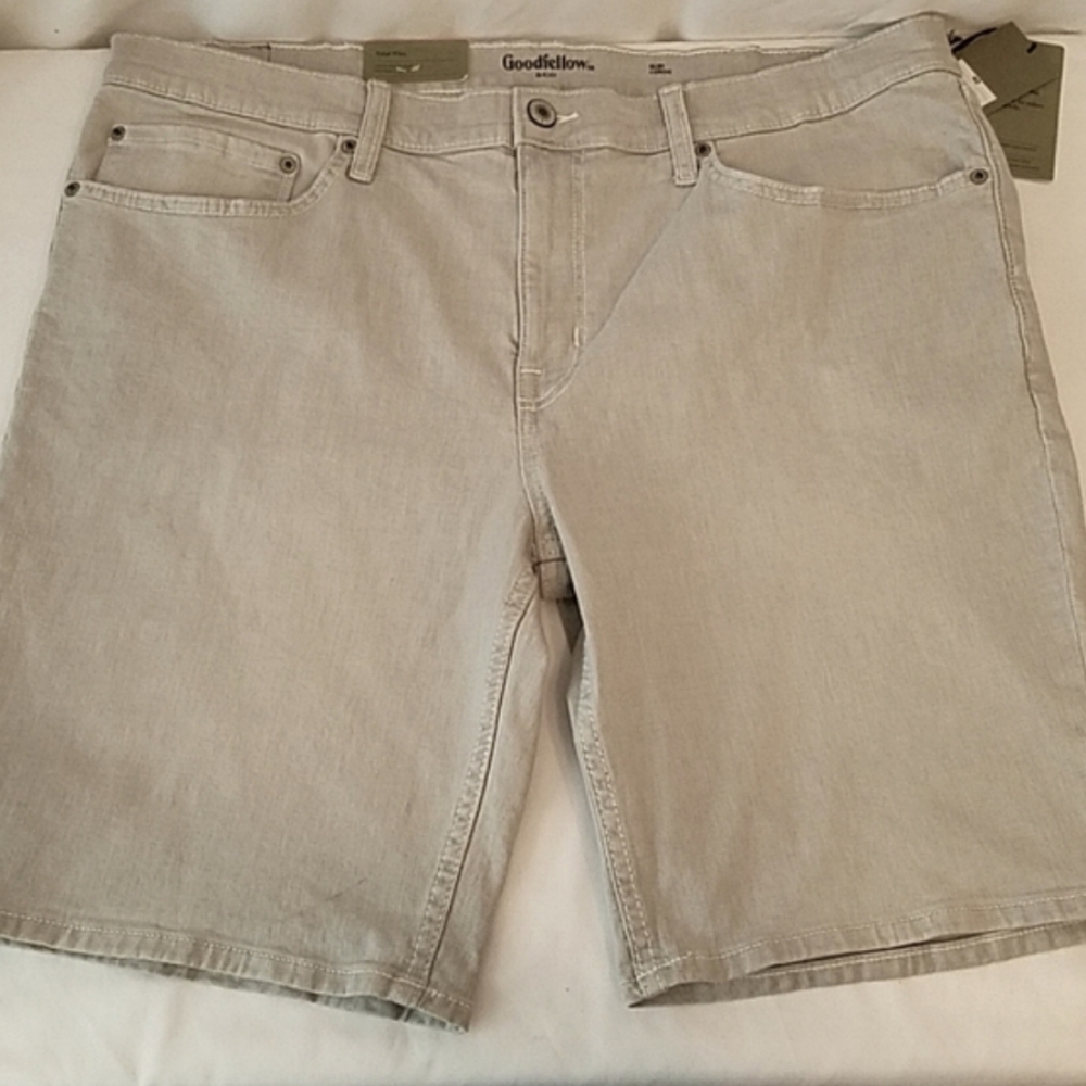 Goodfellow & Co Men's Slim Fit Jean Shorts Grey Size 40